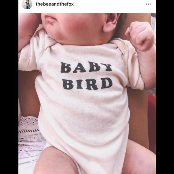 The Bee and The Fox Other - The Bee & The Fox Baby Bird Onesie
